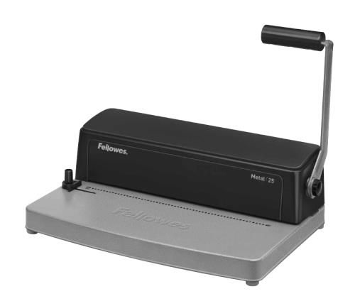 FELLOWES ENCUADERNADORA METAL 25 (PERFORA 10h.)