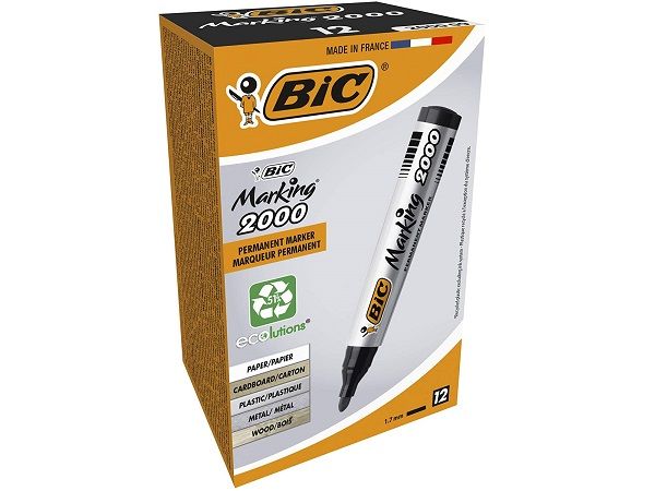 (CAJ.12) BIC 2000 MARKING PERMAN. P.CONICA NEGRO 8209153