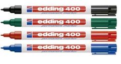 EDDING 400-01 PERMANENTE PUNTA REDONDA 1MM NEGRO 