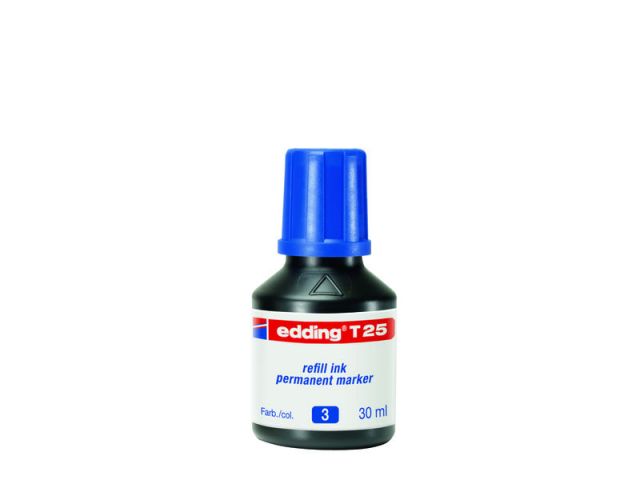 EDDING FRASCO TINTA 30ML AZUL T25-03