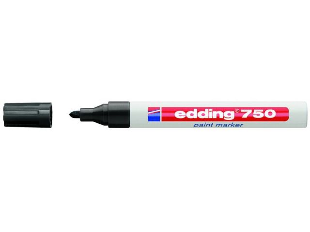 (CJ.10) EDDING 750-001 MARC PERMANENTE 2-4MM NEGRO