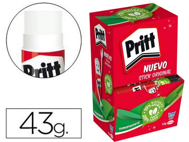 CJ.15 PRITT PEGAMENTO STICK 43 GR. GRANDE 1584626