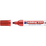 (CJ.10) EDDING 550-02 MARCADOR PTA RED 3-4MM ROJO