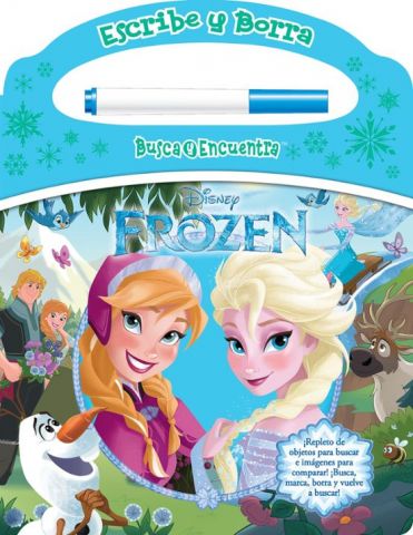 ESCRIBE Y BORRA. BUSCA Y ENCUENTRA. FROZEN (PIL)