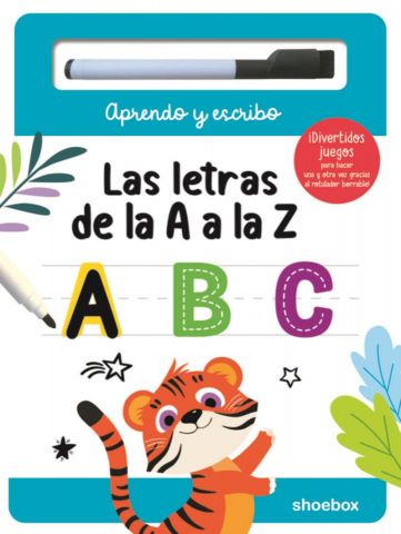 APRENDO Y ESCRIBO LAS LETRAS DE LA A A LA Z (SHOEBOX MEDIA)