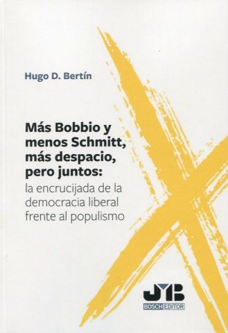 MÁS BOBBIO Y MENOS SCHMITT, MÁS DESPACIO, PERO JUN