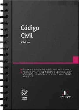 CÓDIGO CIVIL (CON ANILLAS) ED. 2024 (TIRANT)