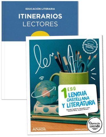 (ANAYA) LENGUA CASTELLANA Y LITERATURA 1º ESO AND 24 O. MUNDO