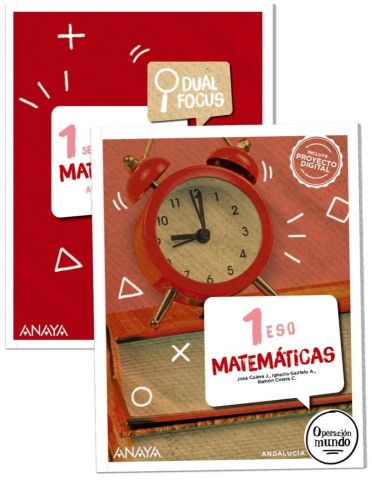 (ANAYA) MATEMÁTICAS 1º ESO AND 24 DUAL FOCUS OPERACIÓN MUNDO