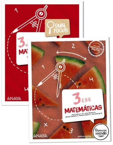 (ANAYA) MATEMÁTICAS 3º ESO AND 24 DUAL FOCUS OPERACIÓN MUNDO