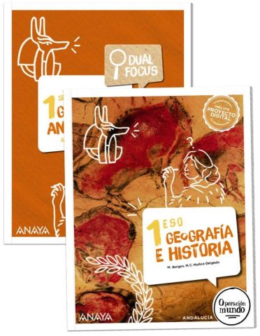 (ANAYA) GEOGRAFÍA E HISTORIA 1º ESO AND 24 DUAL FOCUS O. MUNDO