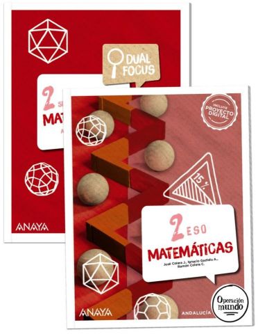 (ANAYA) MATEMÁTICAS 2º ESO AND 24 DUAL FOCUS OPERACIÓN MUNDO