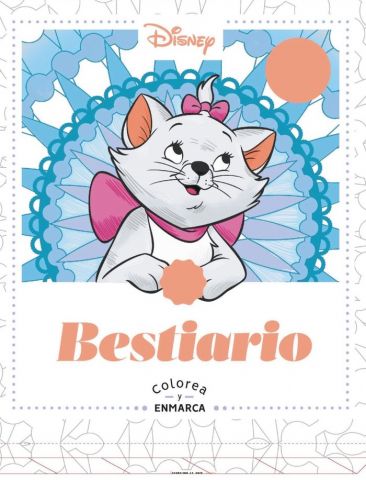 ARTETERAPIA COLOREA Y ENMARCA BESTIARIO (HACHETTE)