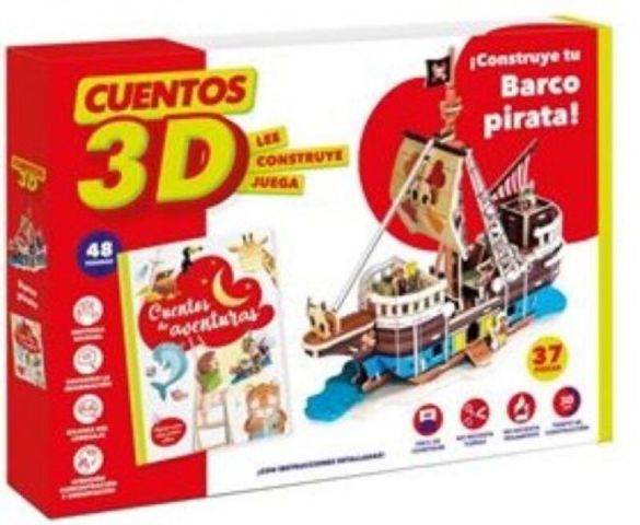 CUENTOS 3D. BARCO PIRATA (EDIBOOK)