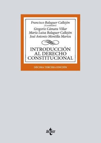 INTRODUCCIÓN AL DERECHO CONSTITUCIONAL ED. 2024 (TECNOS)