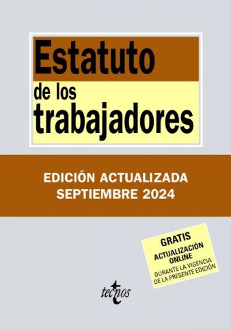 ESTATUTO DE LOS TRABAJADORES ED. 2024 (TECNOS)