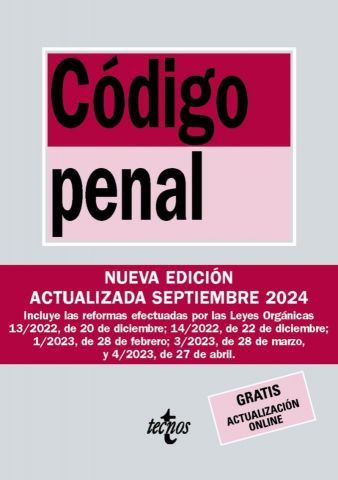 CÓDIGO PENAL ED. 2024 (TECNOS)