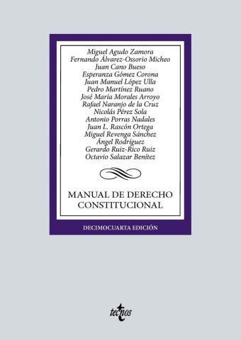 MANUAL DE DERECHO CONSTITUCIONAL ED. 2024 (TECNOS)