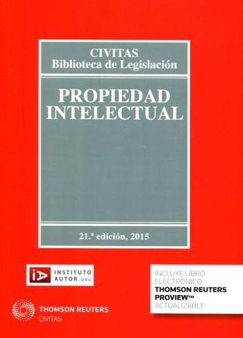 PROPIEDAD INTELECTUAL (PAPEL + E-BOOK) 21ª EDICIÓN