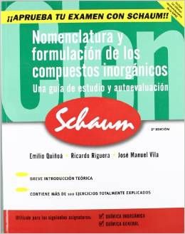 NOMENCLATURA Y FORMULACIÓN DE LOS COMPUESTOS INORG