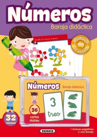 NÚMEROS (BARAJA DIDÁCTICA) (SUSAETA)