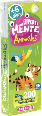 DIVERTIMENTE ANIMALES + 6 AÑOS (SUSAETA)