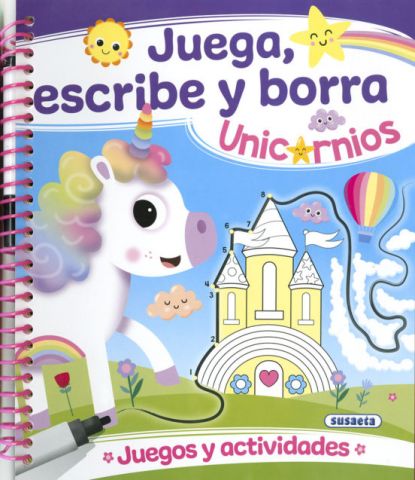 JUEGA, ESCRIBE Y BORRA. UNICORNIOS (SUSAETA)