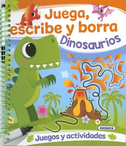 JUEGA, ESCRIBE Y BORRA. DINOSAURIOS (SUSAETA)