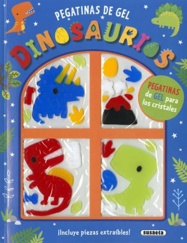 DINOSAURIOS. PEGATINAS DE GEL (SUSAETA)