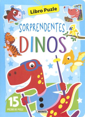 LIBRO PUZLE. SORPRENDENTES DINOS (SUSAETA)