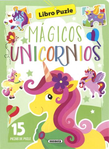 LIBRO PUZLE. MÁGICOS UNICORNIOS (SUSAETA)