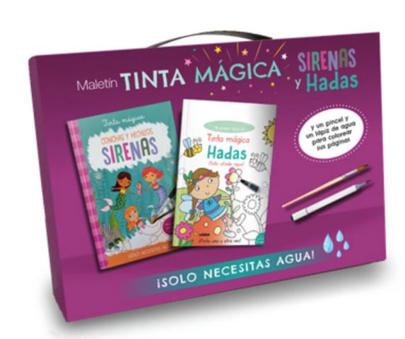 MALETÍN TINTA MÁGICA. SIRENAS Y HADAS (EDEBÉ)