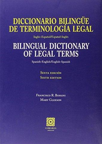 DICCIONARIO BILINGÜE DE TERMINOLOGÍA LEGAL 2015 BI