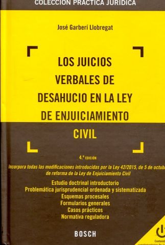 LOS JUICIOS VERBALES DE DESAHUCIO EN LA LEY DE ENJ