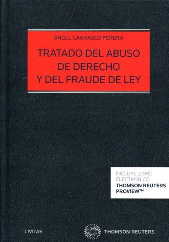 TRATADO DEL ABUSO DE DERECHO Y DEL FRAUDE DE LEY