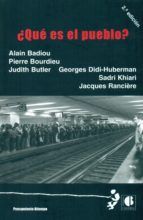 ¿QUÉ ES EL PUEBLO? 2ª EDICIÓN