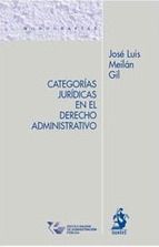 CATEGORÍAS JURÍDICAS EN EL DERECHO ADMINISTRATIVO