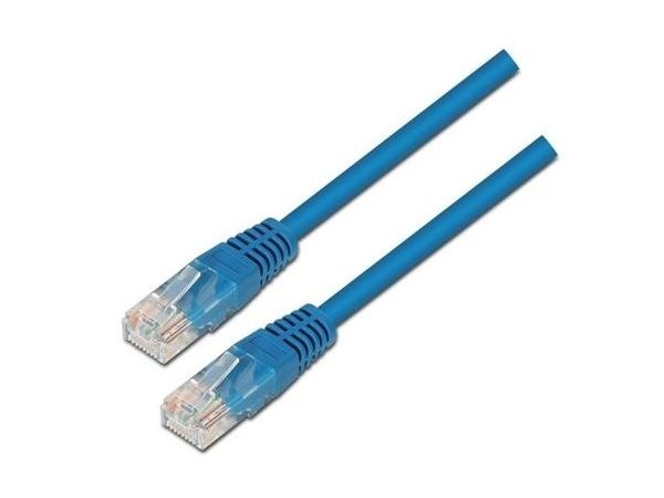 LATIGUILLO RJ45 2 METROS FLEXIBLE CAT6  AZUL