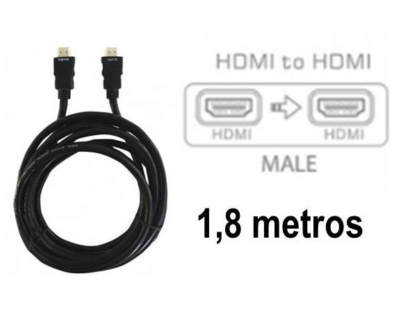 CABLE HDMI-HDMI MACHO/MACHO 2,0 MTRS