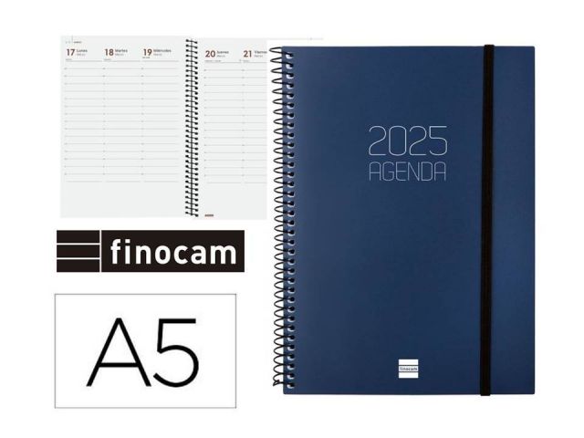 FINOCAM AGENDA ANUAL PP OPAQUE 4º S VIS VERT.AZ 25