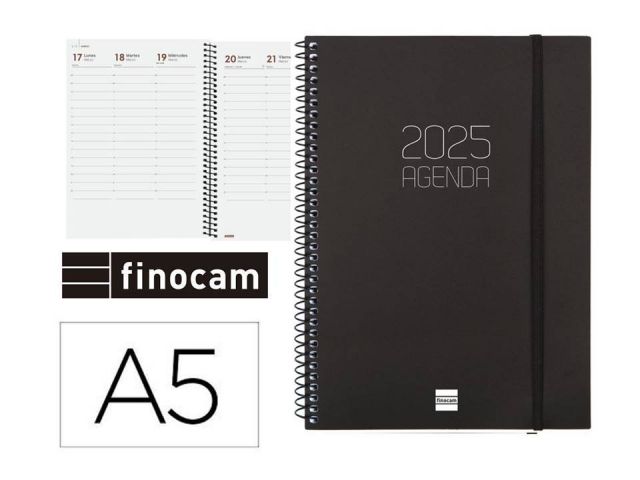 FINOCAM AGENDA ANUAL PP OPAQUE 4º S VIS VERT.NG 25