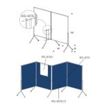 ACCESORIO SISTEMA DE UNIÓN DIVISORES RD-8115V23