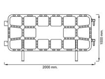 VALLA PLASTICO PP 2000x1000cm. VP02