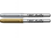 BLISTER 2 MARCADOR ORO PLATA BIC INTENSITY  1,1mm