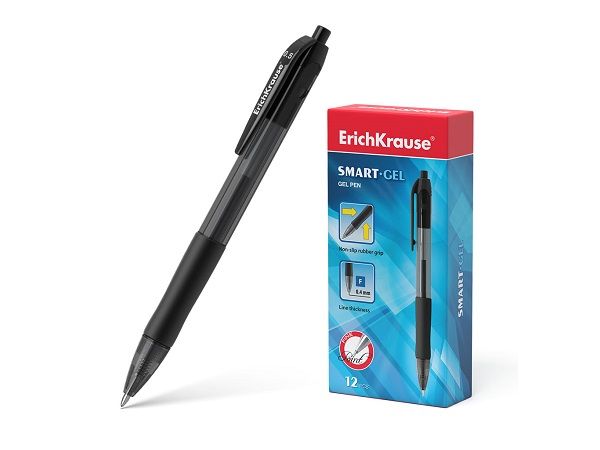 (CJ.12) EK BOLIGRAFO SMART GEL 0,5  RETRACTIL. NEGRO