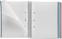 MQR NOTEBOOK4 CUADERNO A5 CUADRO 5X5 120H RECICLADO 