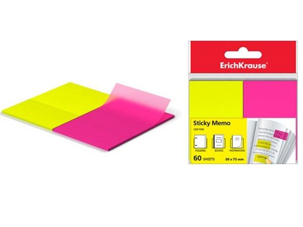 EK BLISTER 60 MARCAPAGINAS REMOVIBLES NEON 31180