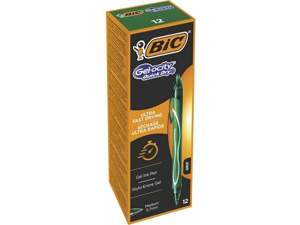 (CJ.12) BIC BOLIG GELOCITY QUICK DRY VERDE