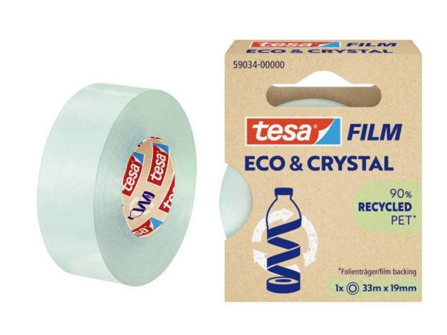 TESA CINTA ADHESIVA ECO&CRYSTAL 19mm x 33mt. 59034