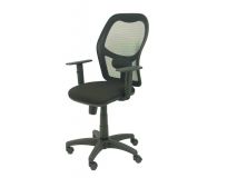 PYC SILLA SINCRO ALOCEN RESP.MALLA ASIENTO NEGRO